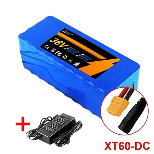 Lithiumbatteri, 36V spænding, 60000mAh kapacitet,XT60-DC