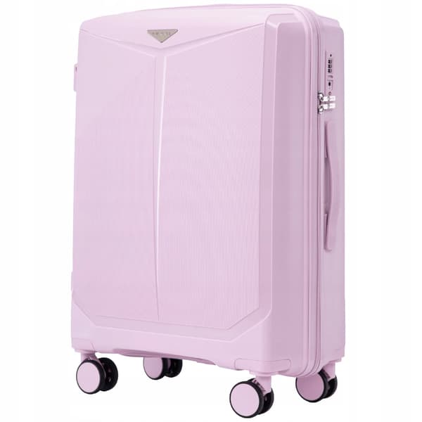 Rejsetaske, TSA-lås, Dobbelt hjul,Pink