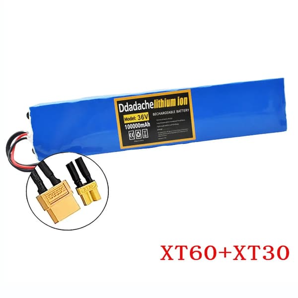 Akku, 36V, 100Ah kapasiteetti,lanmi XT60-XT30