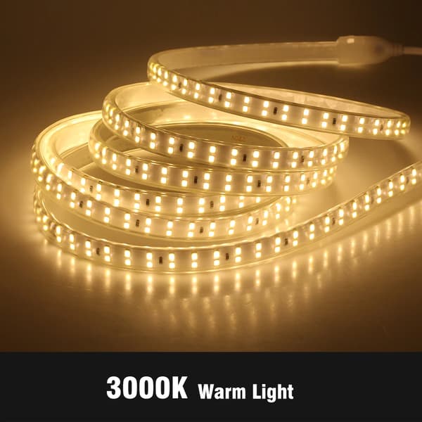 LED Strip Light, SMD2835, Flexibelt Design,Varmt ljus 3000K, 8m