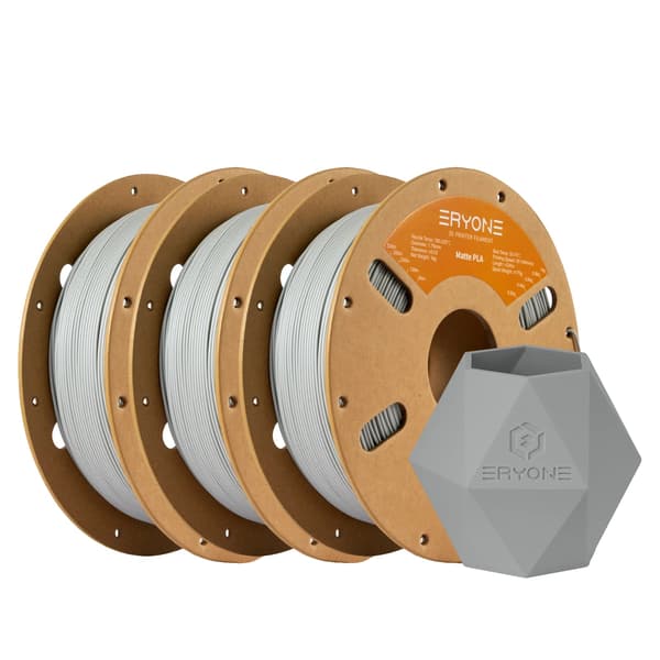 3D-skrivarfilament, PLA-material, 1,75 mm diameter,Grå-3kg