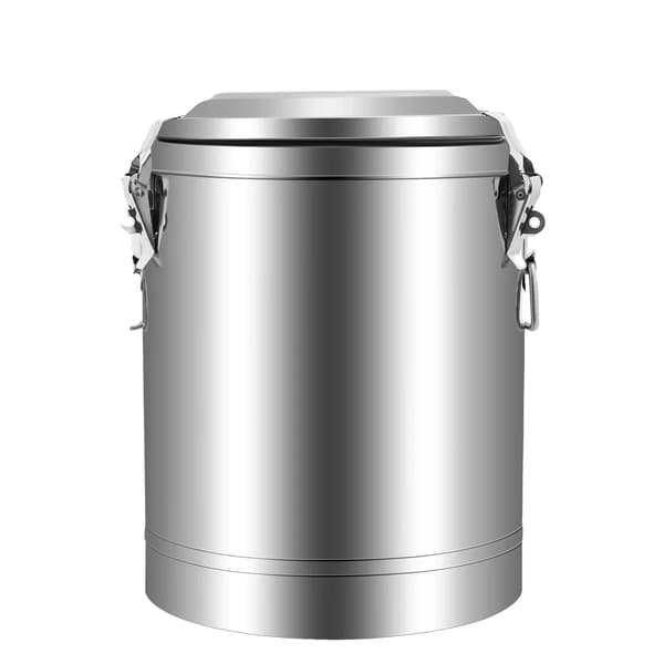 Isolerad hink, 20L kapacitet, hållbart rostfritt stål,Silver