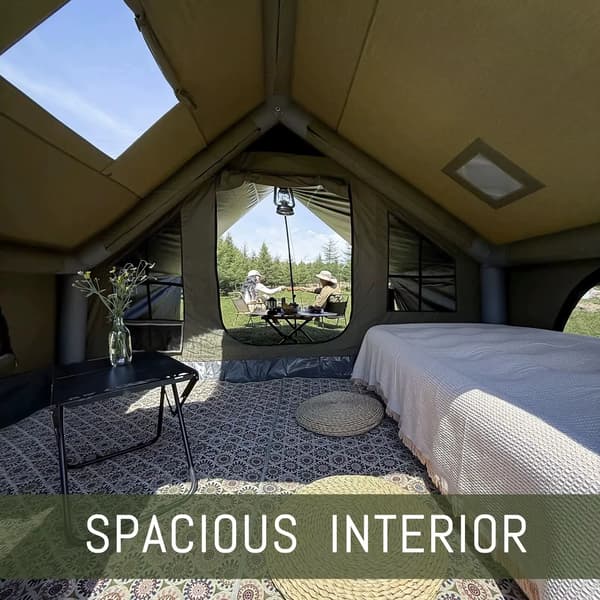 Campingtält, Rymligt Vardagsrum, Väderbeständig,grön