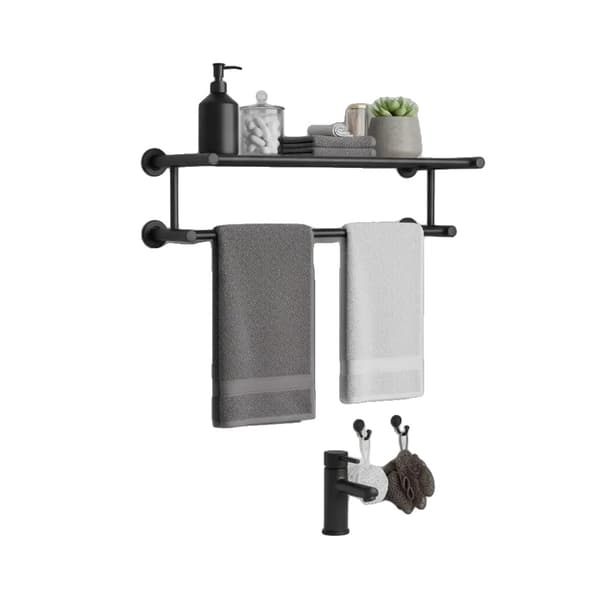 Håndklædeholder, Robust Rustfrit Stål, Minimalistisk Design,hær grøn