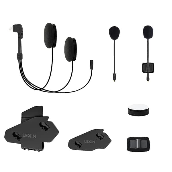 Intercom Headset, Bluetooth-forbindelse, Bred kompatibilitet,Hovedtelefon n Clip