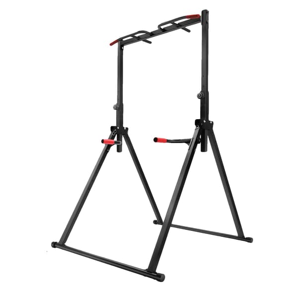 Pull Up Bar, Justerbar Højde, 440lbs Kapacitet,sort
