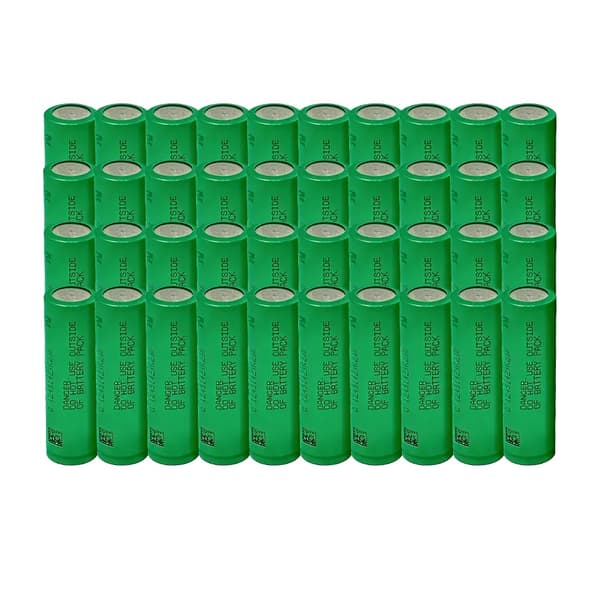 Lithium-ion batteri, 3000mAh kapacitet, alsidig anvendelse,40PCS, 3.7 V