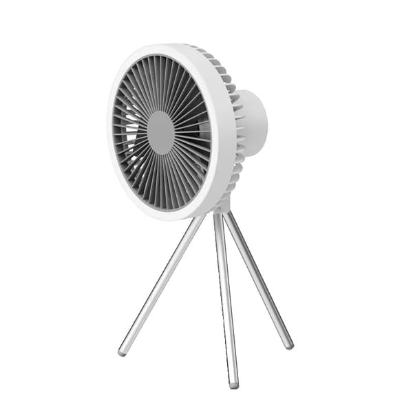 Leirintäfan, ladattava, LED-valaistus,VALKOINEN