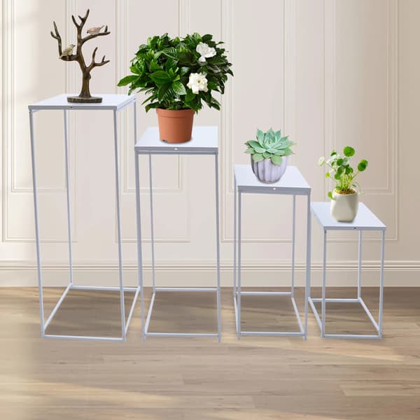 Blomsterstande, Metal Konstruktion, Alsidig til Begivenheder,HVID