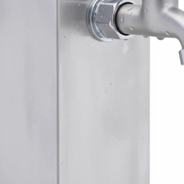 Vattenpelare, Rostfritt Stål, Modern Design,VIT