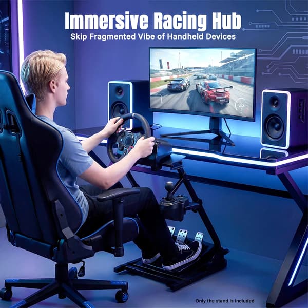 Racerstativ, Justerbar Højde, Sammenklappeligt Design,sort