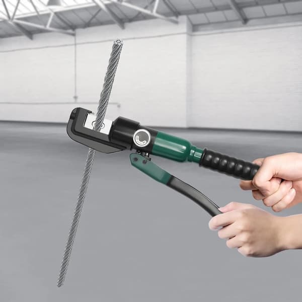 Hydrauliska krimpverktyg, manuell drift, snabb verktygsbyte,svart