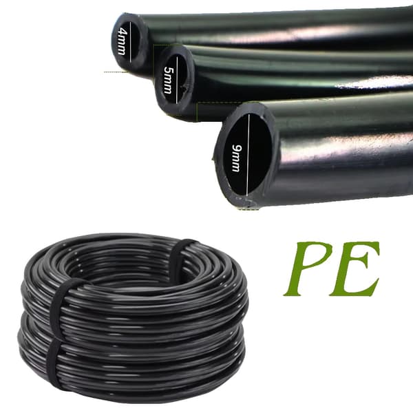 Trädgårdsslang, PE-material, Högtryckstålighet,PE Slang-d, 50m-164FT-b, OD-12mm-b