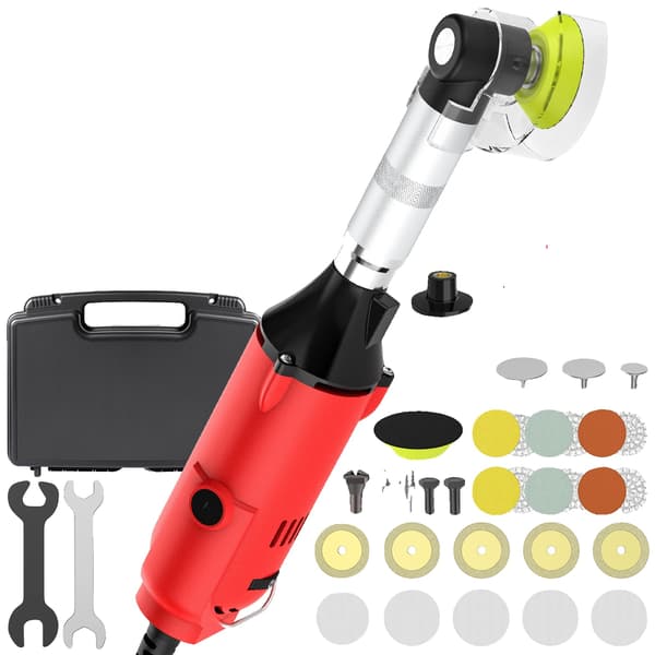 Elektrisk Skæremaskine, 6 Variable Hastigheder, Ergonomisk Design,Rød