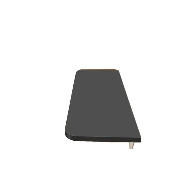 Væg Foldbart Bord, Pladsbesparende Design, Alsidig Brug,sort