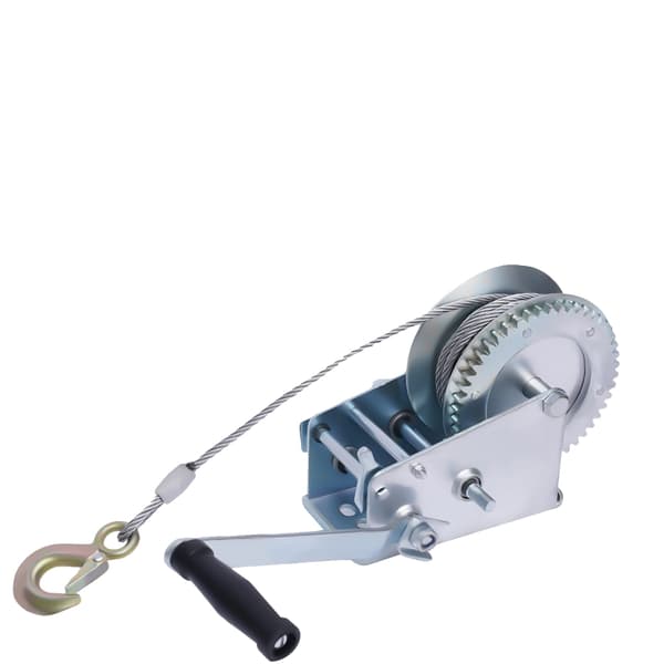 Manuell vinsch, hållbar design, hög dragkapacitet,Silver