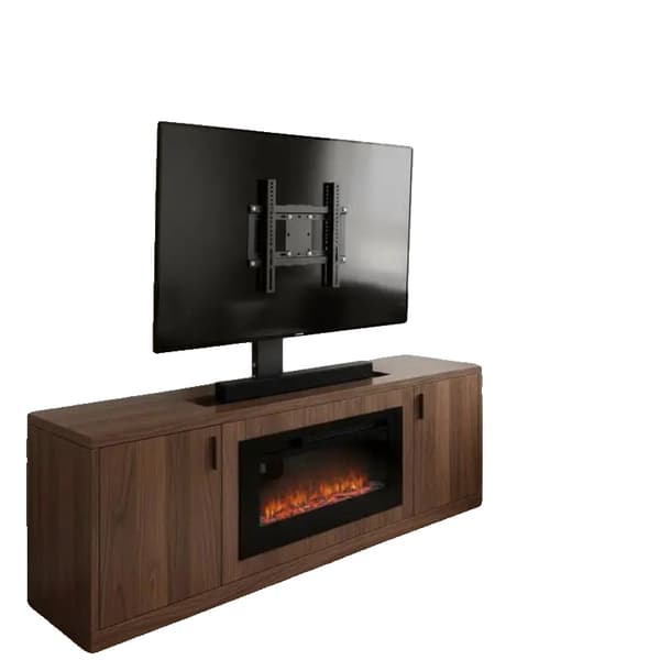 Motoriserat TV-lyftfäste, Höjdjusterbart, Maxlast 60 kg, Silver