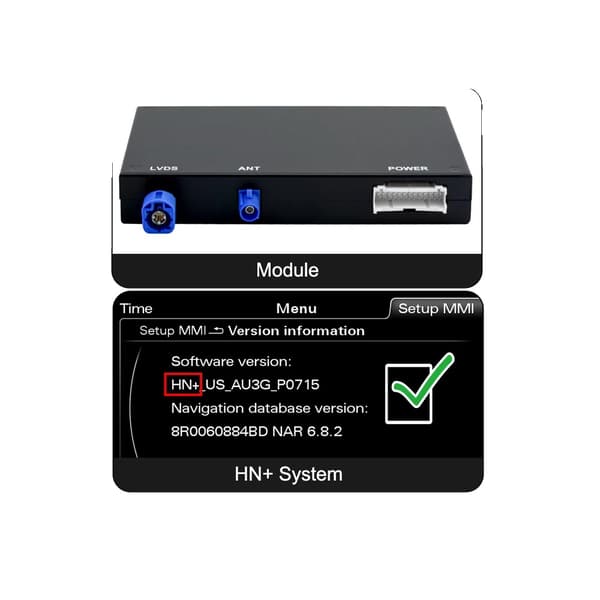 Gränssnittsadapter, Trådlös CarPlay, Android Auto-kompatibilitet,HN+