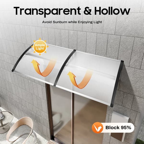 Dörröverhäng, Väderbeständighet, Hållbar Konstruktion,transparent