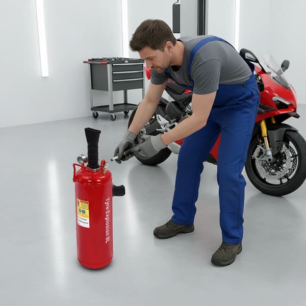 Däckpump, Effektiv Prestanda, Förlängd Räckvidd,Röd