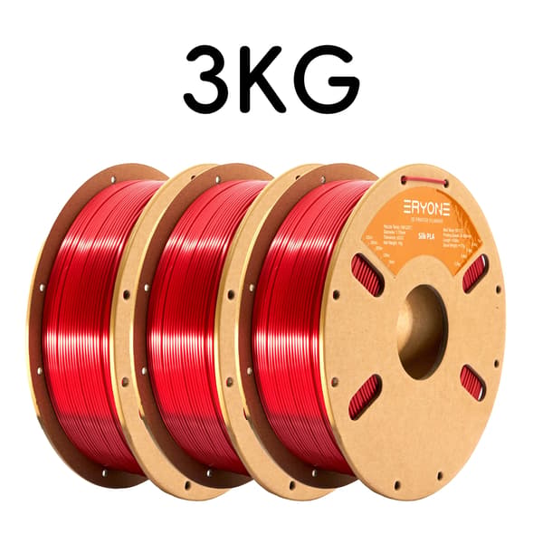 3D-printer filament, PLA-material, miljøvenligt,Rød-3kg