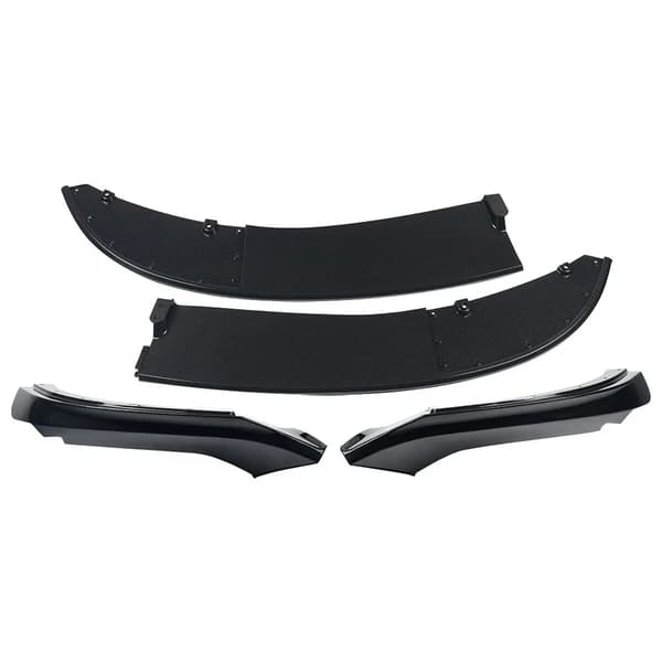 Front Bumper Splitter, ABS Materiale, Performance Stil,Kulfiberlook