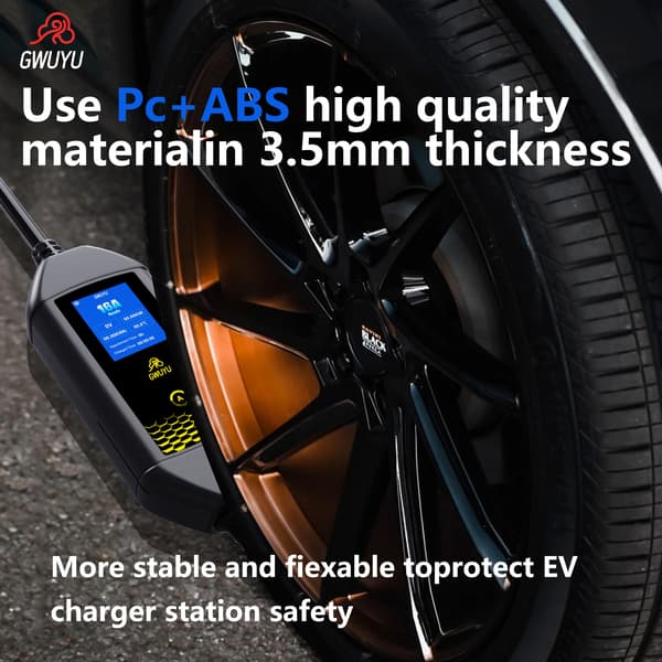 Laddstation, Justerbar Ström, Smarta Kontrollfunktioner,3.5KW-Med stativ, Typ2