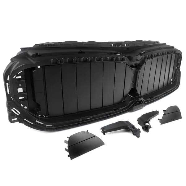 Grill, Holdbart ABS-plast, Nem installation,sort