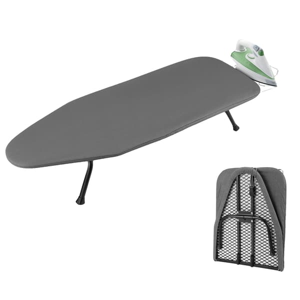 Strykbord, Bärbar Design, Halkfria Fötter,grå