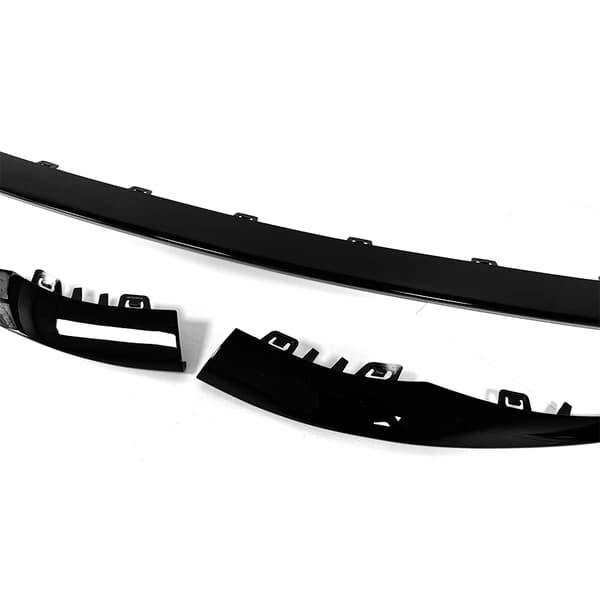 Front Bumper Lip Spoiler, 3-delt modulært design, forbedrer aerodynamikken,sæt