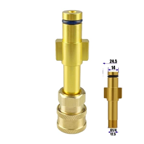 Högtryckstvättanslutning, 1/4" Snabbkoppling, Bajonettadapter,D