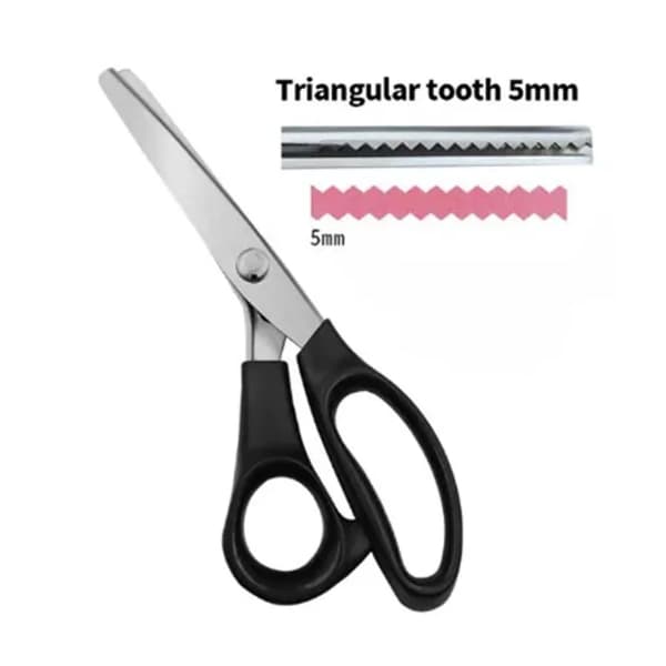 Skrædder Saks, Rustfrit Stål, Ergonomisk Håndtag,Trekantet 5mm