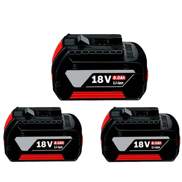 Batterikit, 18V, 8000mAh kapacitet,8.0ah-3pcs