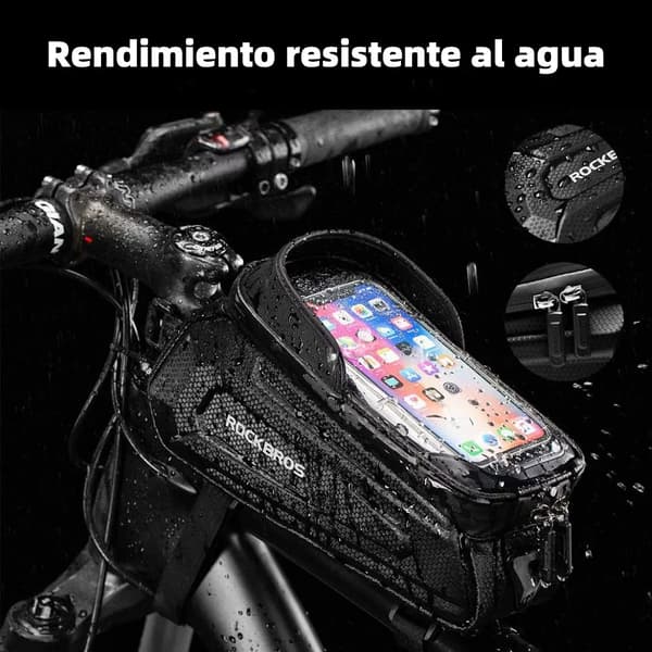 Cykelväska, Vattentät Design, Touchscreen Kompatibel,B68 6.8tum