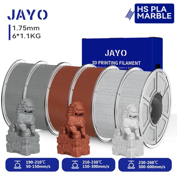 3D-printer filament, høj hastighed, marmor tekstur,2AC-2BR-2OM