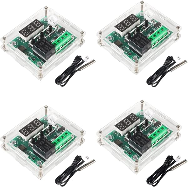 Temperaturregulator Modul, LED-display, Vattentålig Design,4 SETS