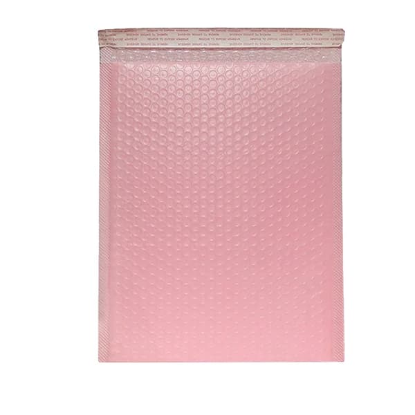 Bubbelkuvert, Självförseglande, Lättviktskydd,11*15cm, Rosa-50st
