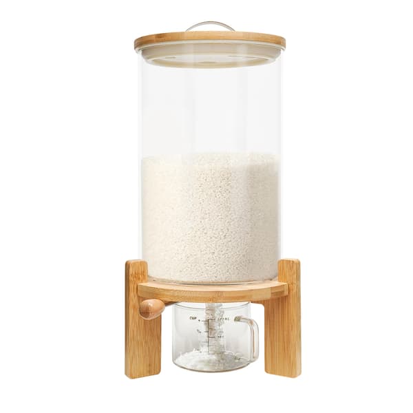 Cereal Dispenser, 7,5 L kapacitet, lätt dispenseringsventil,Klar