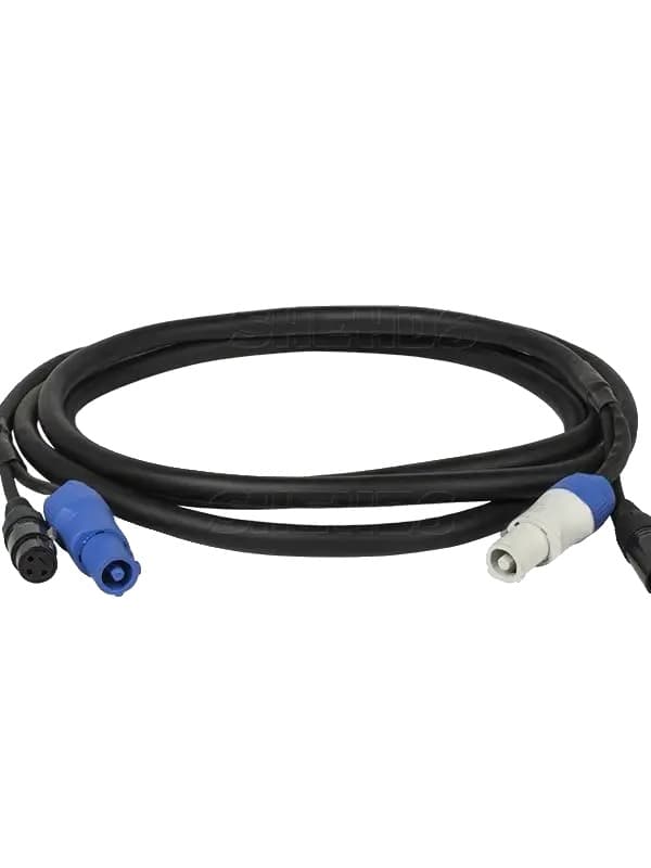 Powercon stik DMX kabel, høj kompatibilitet, holdbar konstruktion,2 Meter