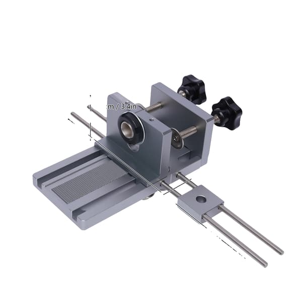 Borrguide Jig, Precision Verktyg, Hållbar Konstruktion,Silver