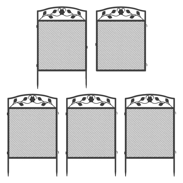 Havehegn, Holdbar Metal Konstruktion, Nem at Samle,sort