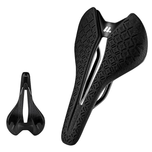 Cykelsæde, Letvægts Carbonfiber, Åndbart Design,0801240 Sort