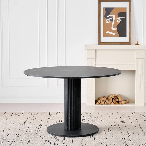 Spisebord, Moderne Design, Pladser til 4-6 Personer,Sort