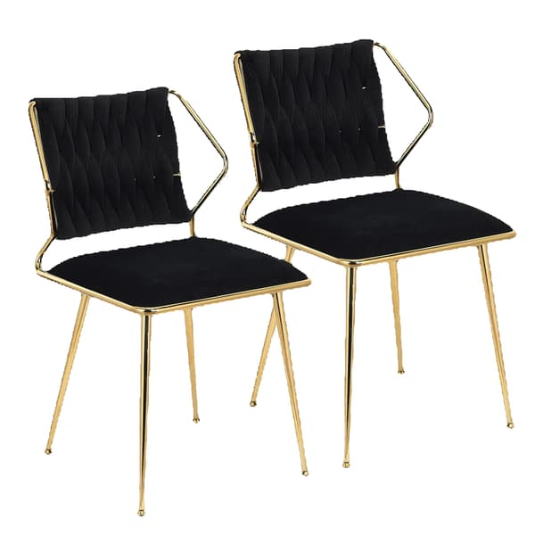 Matstolar, Modern Design, Bekväm Sammetstoppning,svart