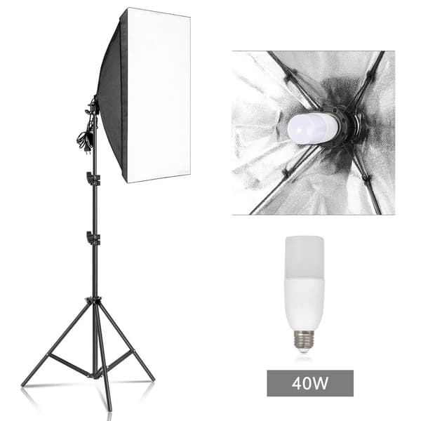 Boomarm, Justerbar Längd, Stöder Fotoljus,Ny 40W glödlampa