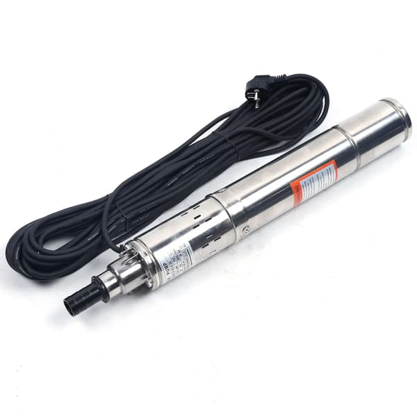 Dränkbar pump, konstruktion i rostfritt stål, högt flöde, silver, 220V, EU