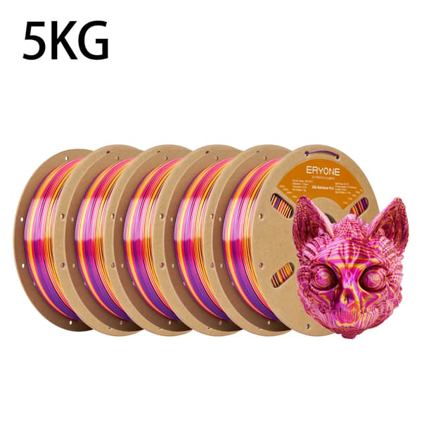 3D-printer filament, PLA-material, 1,75 mm diameter,Rød  Guld  Lilla 5