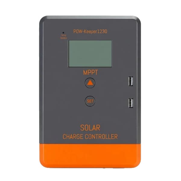 Solcellelader, 40A kapacitet, LCD-skærm,30A 75V, 12V 24V Auto-a