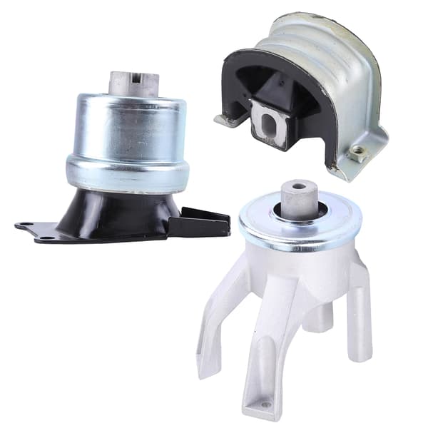 Motorfästen, Hållbart Järn och Gummi, Direkt Ersättning,3PCS