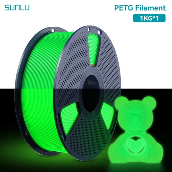3D Filament, Luminiserande, Hög Ljusstyrka,Ljusgrön
